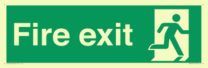 Final fire exit